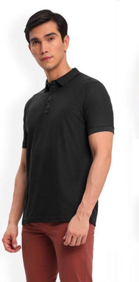 Men’s Solid Poly-Cotton Polo T-Shirts – Pack of 3