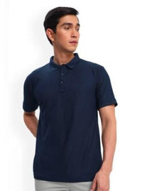 Men’s Solid Poly-Cotton Polo T-Shirts – Pack of 3